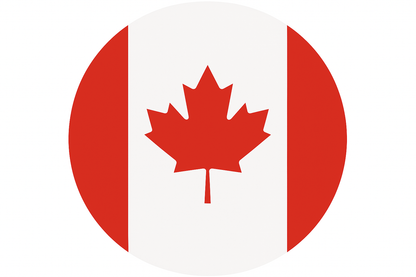 canadian flag in circle cropped 